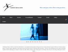 Tablet Screenshot of barefootdancecenter.com